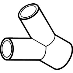 Y Piece Hose Adaptor 60mm to 60mm