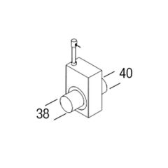 Air Flow On/Off Switch Flanges 38/40 mm