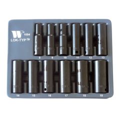 3/8" Impact Socket Set 8mm - 19mm