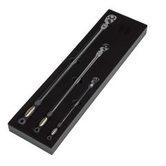 3 Piece Extra Long Flexi Head Ratchet