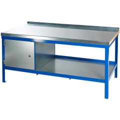 Work Bench Wood & Steel Top