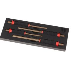4 Piece Extra Long Pin Punch Set