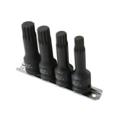 4pc Spline Bit Set