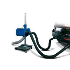 240v Mobile Exhaust Extractor Twin Pipe