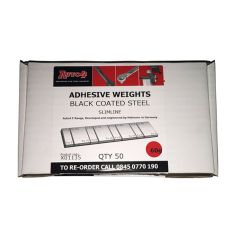 Adhesive Weights Black Coated