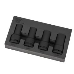 4 Pcs Deep Impact Socket Set 3/4"