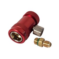 R1234YF Quick Coupler HIGH Side RED