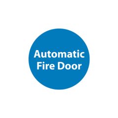 Fire Door Sign - 100x100 S/A Vinyl