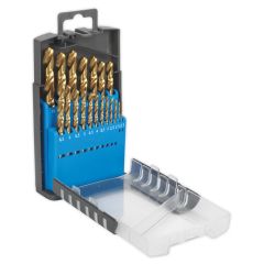 HSS Fully Ground Drill Bit Set 19pc