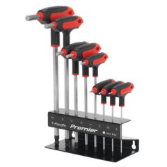 Ball-End Hex Key Set 8pc T-Handle Metric