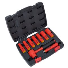 Insulated Socket Set 9pc 3/8"Sq VDE