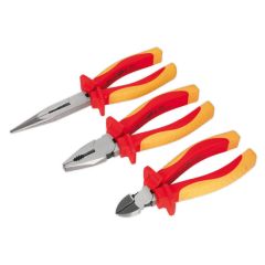 3 Piece Plier Set VDE Approved