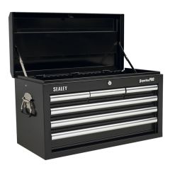 Topchest 6 Drawer Black
