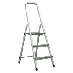 Aluminium Step Ladder 3-Tread EN131