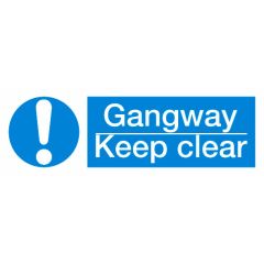 Keep Clear Sign 300x100mm Vinyl