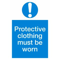 Protective Sign 300x200mm Plastic