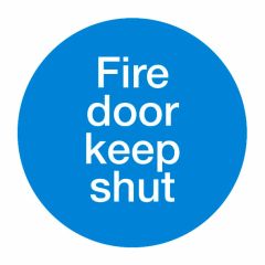 Fire Door Sign - 150x150 S/A Vinyl