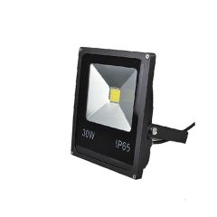 COB LED Floodlight (SLIM) 30w Black
