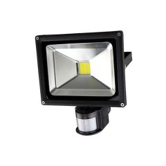 COB LED Floodlight (PIR SENS) 20w Black