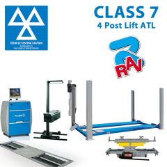 MOT7 Automatic Test Lane c/w 4 Post Lift