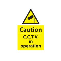 Caution C.C.T.V. - 200x300 Vinyl