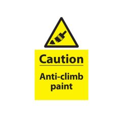 Caution AntiClimb Paint - 200x300 Plasti