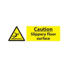 Caution Slippery Floor - 300x100 Plastic