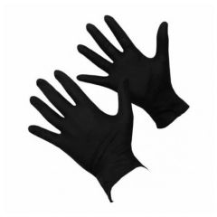 Black Nitrile Gloves (100) XL