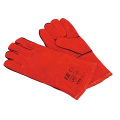 Leather Welders Gauntlets *H/Duty Lined*