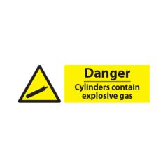 Danger Explosive Gas - 600x200 Vinyl