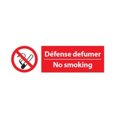Defense defumer - 300x100 Plastc