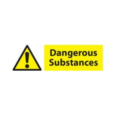 Dangerous Substances - 600x200 Plastic