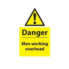 Danger Men Working - 400x600mm Vinyl
