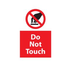 Do Not Touch - 200x300mm Vinyl