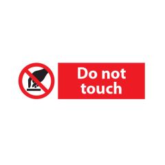 Do Not Touch - 600x200mm S/A Vinyl