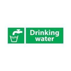 Drinking Water - 300x100 1mm Plastic