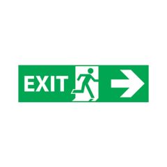 Exit Sign - 300x100 1mm Plastic