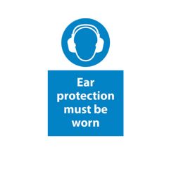 Ear Protection be Worn - 400x600 Vinyl