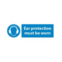 Ear Protection be Worn - 600x200 Vinyl