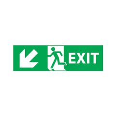 Exit Sign - 600x200 1mm Plastic