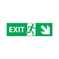 Exit Sign - 600x200 1mm Plastic