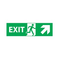 Exit Sign - 300x100 1mm Plastic