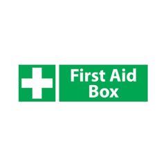 First Aid Sign - 600x200 1mm Plastic