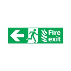 Fire Exit Sign - 300x100 S/A Vinyl