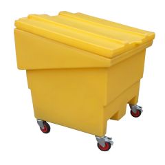 Poly Storage Bin with lid And Wheels