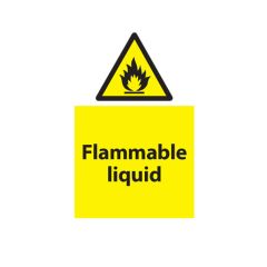 Flammable Liquid - 400x600mm Plastic