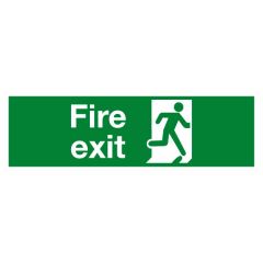 Final Fire Exit Sign (600x200) Vinyl