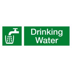 Drinking Water Sign 300x100 Plastic