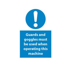 Guards & Goggles - 200x300mm Plastic