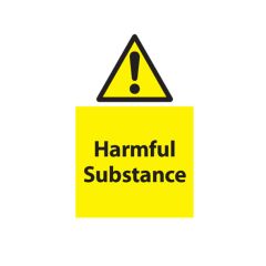 Harmful Substance - 200x300mm Plastc